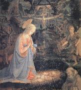 Fra Filippo Lippi The Adoration of the Infant Jesus Germany oil painting artist